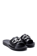 Women's Chain Detailed Slippers | Derimod Women's Chain Detailed Slippers | Derimod