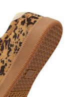 Derimod Studio Women's Leopard Lace-Up Patterned Sneaker | Derimod Derimod Studio Women's Leopard Lace-Up Patterned Sneaker | Derimod