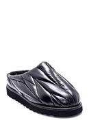 Women's Leather Puffy Slippers | Derimod Women's Leather Puffy Slippers | Derimod