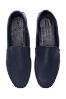 Erkek Lacivert Deri Casual Loafer | Derimod Erkek Lacivert Deri Casual Loafer | Derimod