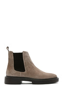 Men's Mink Suede Leather Chelsea Boots | Derimod Men's Mink Suede Leather Chelsea Boots | Derimod