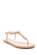 Women's Pearl Detailed Sandals | Derimod Women's Pearl Detailed Sandals | Derimod