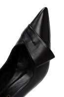 Kadın Siyah İnce Topuklu Deri Stiletto | Derimod Kadın Siyah İnce Topuklu Deri Stiletto | Derimod