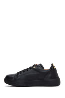Women's Black Leather Sneaker | Derimod Women's Black Leather Sneaker | Derimod
