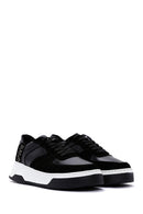 Women's Black Suede Leather Sneaker | Derimod Women's Black Suede Leather Sneaker | Derimod