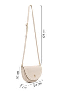 Woman Cream Long-Strap Printed Mini Crossbody Bag | Derimod Woman Cream Long-Strap Printed Mini Crossbody Bag | Derimod