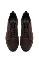 Men's Brown Lace-Up Nubuck Leather Casual Shoes | Derimod Men's Brown Lace-Up Nubuck Leather Casual Shoes | Derimod