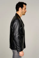 Jeremy Men's Leather Jacket | Derimod Jeremy Men's Leather Jacket | Derimod