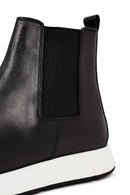 Men's Black Leather Chelsea Sport Boot | Derimod Men's Black Leather Chelsea Sport Boot | Derimod