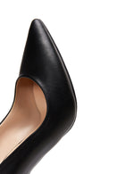 Kadın Siyah Yüksek Topuklu Deri Stiletto | Derimod Kadın Siyah Yüksek Topuklu Deri Stiletto | Derimod