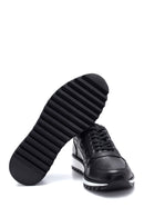 Men's Leather Patterned Sneaker | Derimod Men's Leather Patterned Sneaker | Derimod
