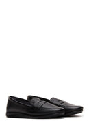 Women's Black Leather Comfort Loafer | Derimod Women's Black Leather Comfort Loafer | Derimod