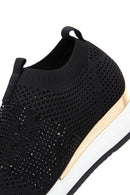 Kadın Siyah Taşlı Sneaker | Derimod Kadın Siyah Taşlı Sneaker | Derimod