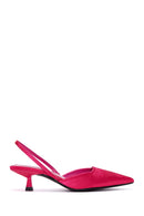 Women's Pink Pointed Toe Heeled Shoes | Derimod Women's Pink Pointed Toe Heeled Shoes | Derimod