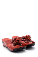 Women's Flower Detailed Slippers | Derimod Women's Flower Detailed Slippers | Derimod