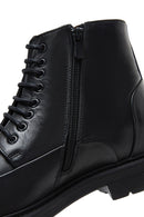 Men's Black Leather Casual Boots | Derimod Men's Black Leather Casual Boots | Derimod