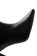 Women's Black Thin Heeled Leather Boots | Derimod Women's Black Thin Heeled Leather Boots | Derimod