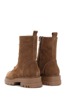 Women's Tan Suede Boots | Derimod Women's Tan Suede Boots | Derimod