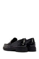 Women's Black Patent Leather Masculine Loafer | Derimod Women's Black Patent Leather Masculine Loafer | Derimod