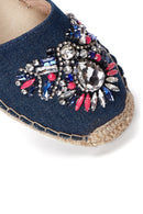Women's Blue Stone Espadrille | Derimod Women's Blue Stone Espadrille | Derimod