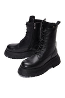 Women's Black Leather Boots | Derimod Women's Black Leather Boots | Derimod