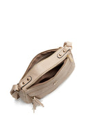 Woman Beige Long Strap Crossbody Bag | Derimod Woman Beige Long Strap Crossbody Bag | Derimod