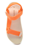 Women's Orange Flat Sandals | Derimod Women's Orange Flat Sandals | Derimod