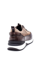 Men's Leather Suede Detailed Sneaker | Derimod Men's Leather Suede Detailed Sneaker | Derimod