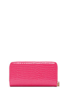 Kadın Pembe Kroko Cüzdan | Derimod Kadın Pembe Kroko Cüzdan | Derimod