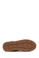 Women's Tan Zippered Suede Teddy Boot | Derimod Women's Tan Zippered Suede Teddy Boot | Derimod