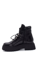 Women's Black Leather Buckle Thick Soled Boots | Derimod Women's Black Leather Buckle Thick Soled Boots | Derimod