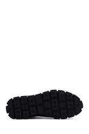 Men's Black Lace-Up Zippered Leather Boots | Derimod Men's Black Lace-Up Zippered Leather Boots | Derimod