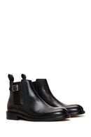 Men's Black Leather Chelsea Boots | Derimod Men's Black Leather Chelsea Boots | Derimod
