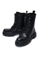 Women's Black Leather Boots | Derimod Women's Black Leather Boots | Derimod