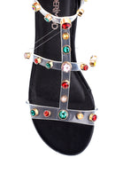 Women's Stone Detailed Casual Sandals | Derimod Women's Stone Detailed Casual Sandals | Derimod