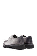 Men's Gray Lace-up Suede Leather Casual Shoes | Derimod Men's Gray Lace-up Suede Leather Casual Shoes | Derimod