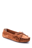 Kadın Süet Deri Loafer | Derimod Kadın Süet Deri Loafer | Derimod