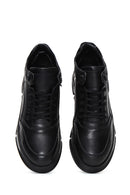 Men's Black Leather Sports Boots | Derimod Men's Black Leather Sports Boots | Derimod