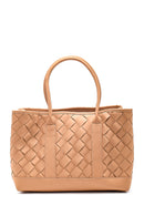 Women's Knitted Detailed Shoulder Bag | Derimod Women's Knitted Detailed Shoulder Bag | Derimod