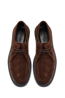 Men's Brown Lace-Up Suede Leather Casual Shoes | Derimod Men's Brown Lace-Up Suede Leather Casual Shoes | Derimod