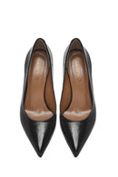 Women's Black Thin Heel Patent Leather Stiletto | Derimod Women's Black Thin Heel Patent Leather Stiletto | Derimod