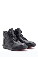 Men's Studded Detailed Leather Boots | Derimod Men's Studded Detailed Leather Boots | Derimod