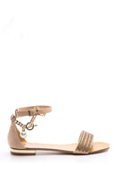 Women's Chain Detailed Sandals | Derimod Women's Chain Detailed Sandals | Derimod