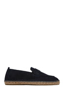 Erkek Lacivert Süet Deri Espadril | Derimod Erkek Lacivert Süet Deri Espadril | Derimod