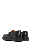 Men's Black Buckle Detailed Leather Casual Loafer | Derimod Men's Black Buckle Detailed Leather Casual Loafer | Derimod