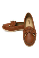 Kadın Taba Tokalı Loafer | Derimod Kadın Taba Tokalı Loafer | Derimod