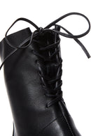 Women's Black Zippered Flat Casual Boots | Derimod Women's Black Zippered Flat Casual Boots | Derimod