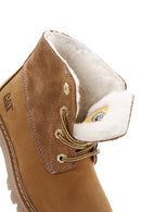 Caterpillar Kadın Camel Vermont Fur Nubuk Deri Bot | Derimod Caterpillar Kadın Camel Vermont Fur Nubuk Deri Bot | Derimod