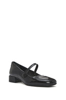 Women's Black Low Heel Patent Leather Ballerinas | Derimod Women's Black Low Heel Patent Leather Ballerinas | Derimod