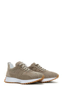 Women's Leather Suede Sneaker | Derimod Women's Leather Suede Sneaker | Derimod